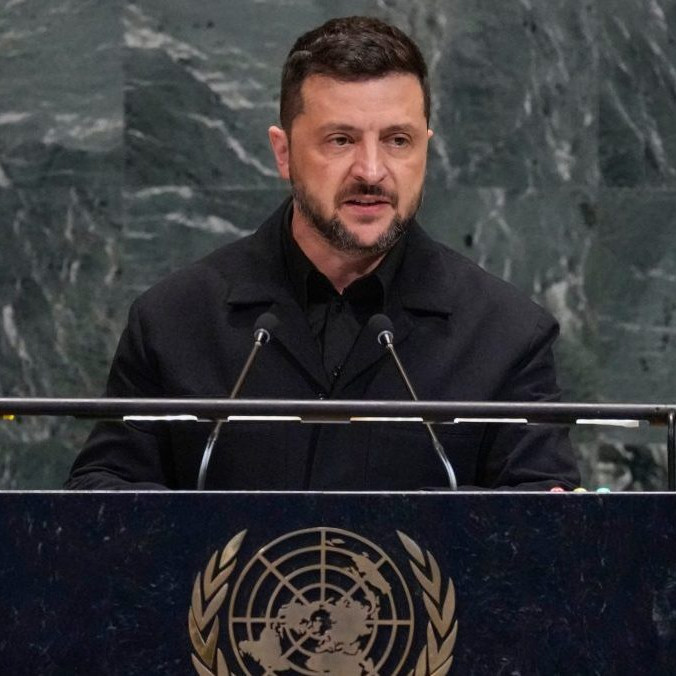 Na snímke Volodymyr Zelenskyj.