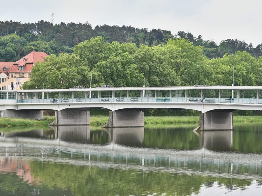 Kolonádový most v Piešťanoch.