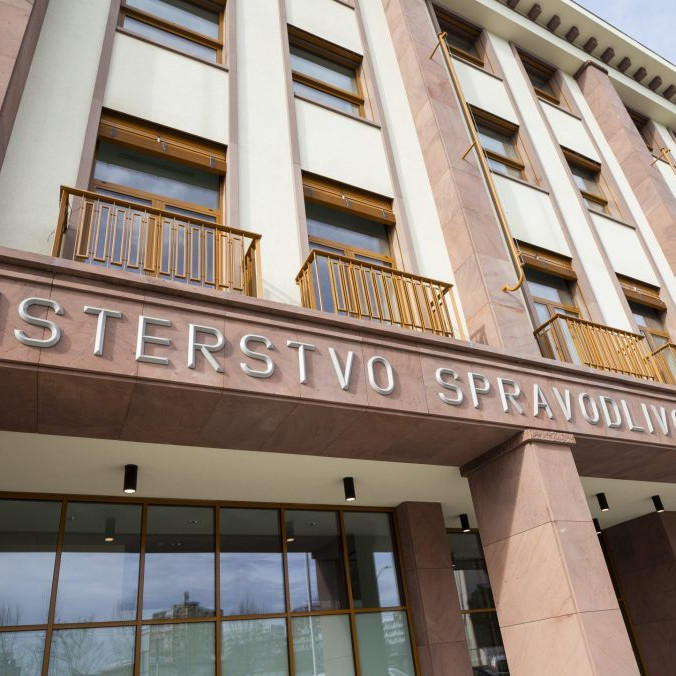 Budova ministerstva spravodlivosti.