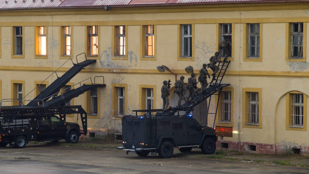 nácvik protiteroristickej operácie