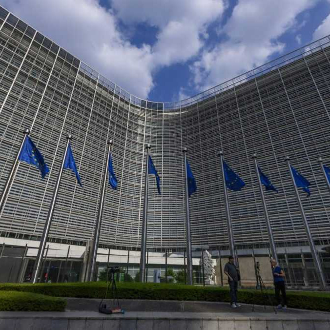 Budova Európskej komisie v Bruseli.