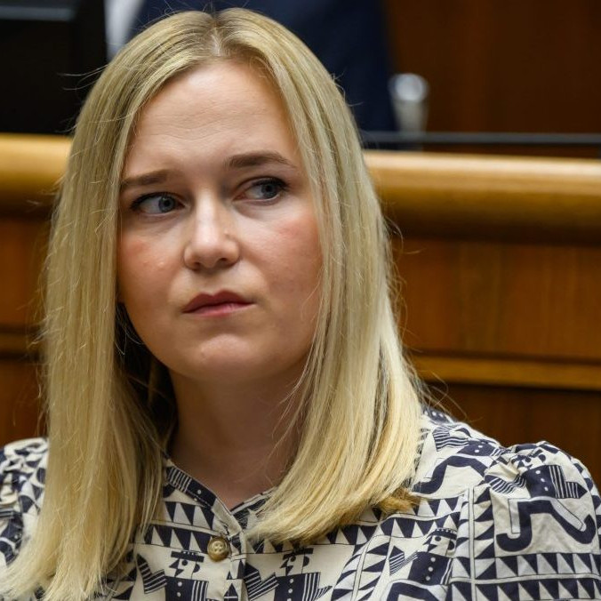 Na snímke opozičná poslankyňa Vladimíra Marcinková (SaS).