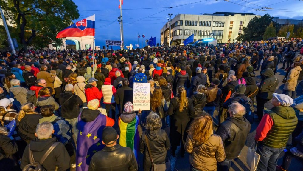 ProtestnÃƒÂ½ pochod sa konal v Bratislave.
