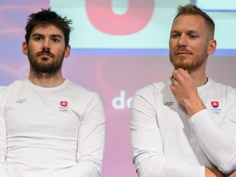 Lyžiari Andreas Žampa a Adam Žampa.