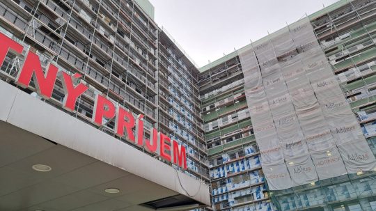 Na snímke popradská nemocnica.