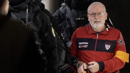 Obžalovaný Róbert Lališ, považovaný za za bosa bratislavskej skupiny sýkorovcov.