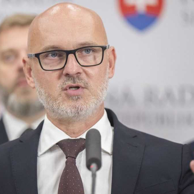 Na snímke predseda SaS Branislav Gröhling.