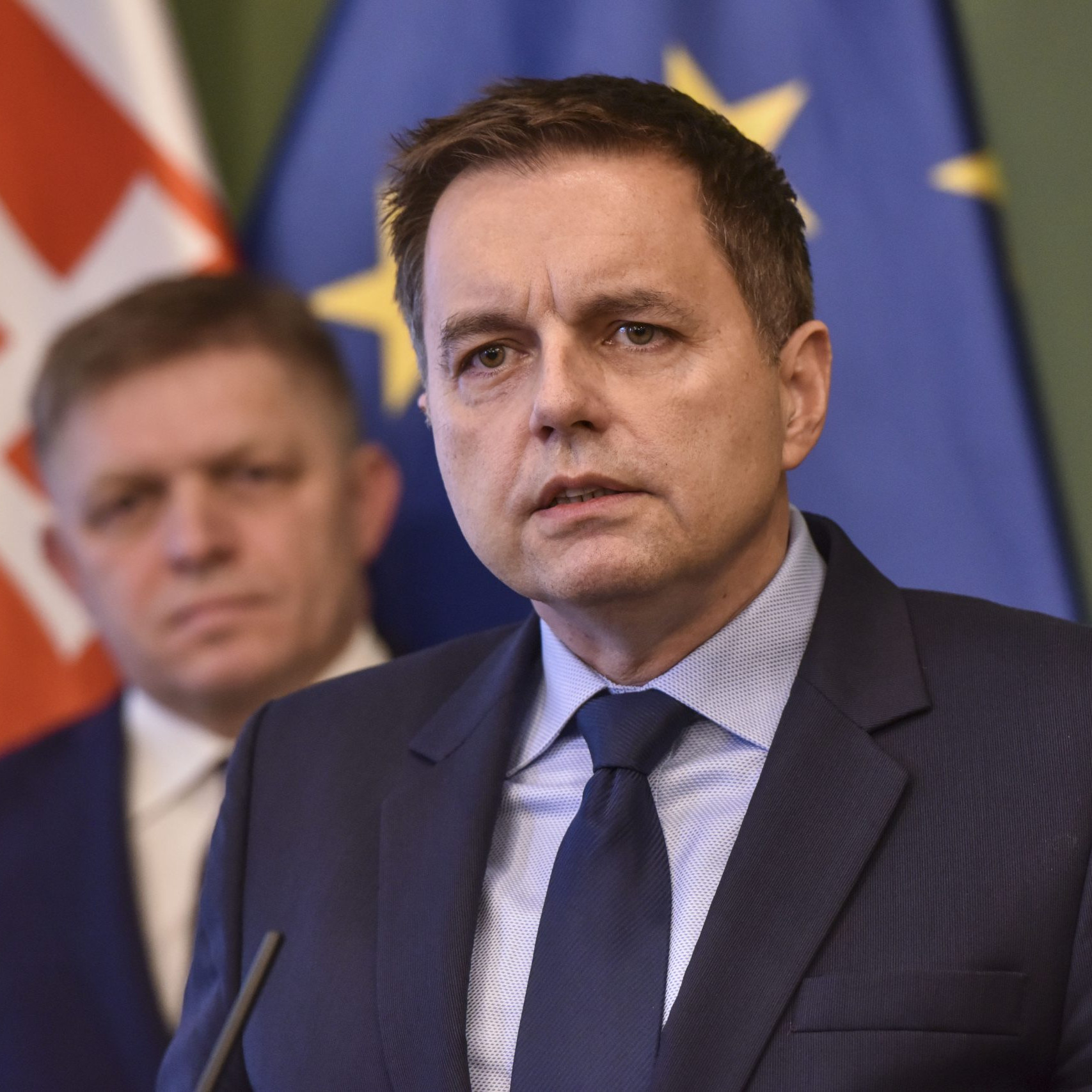 Robert Fico a Peter Kažimír ešte ako minister financií v roku 2018