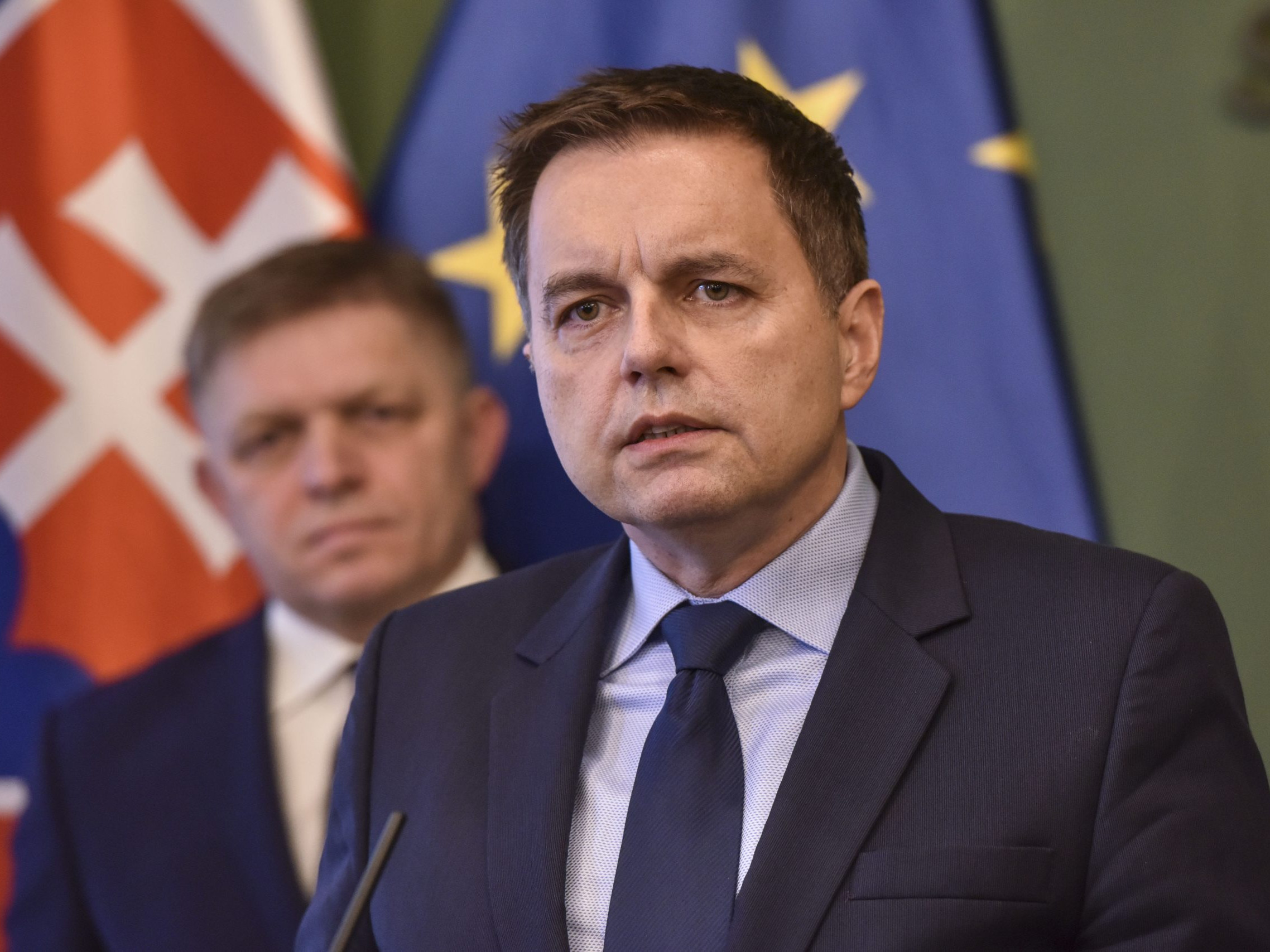 Robert Fico a Peter Kažimír ešte ako minister financií v roku 2018