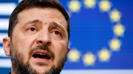 Ukrajinský prezident Volodymyr Zelenskyj