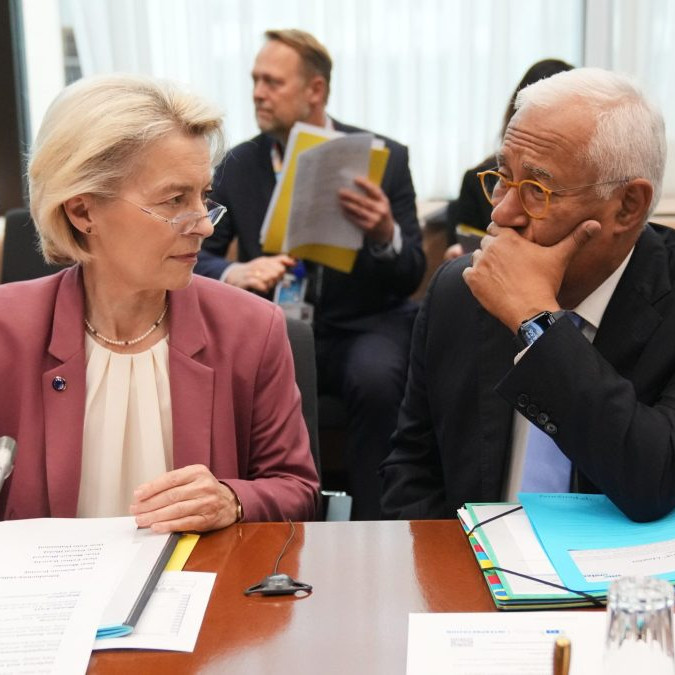 Ursula von der Leyen a Antonio Costa.