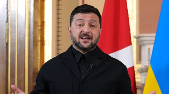 Ukrajinský prezident Volodymyr Zelenskyj.