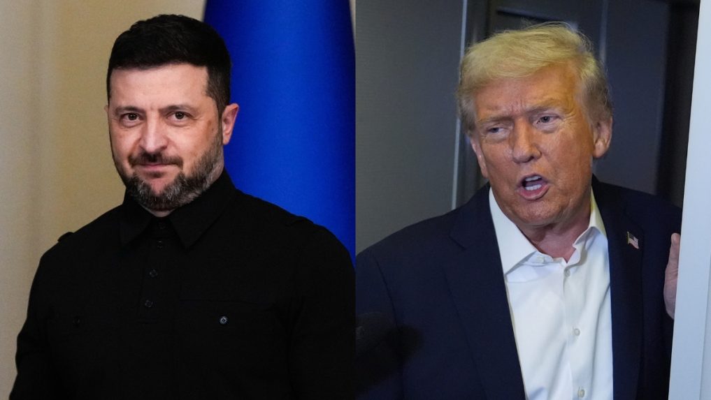 V. Zelenskyj a D. Trump