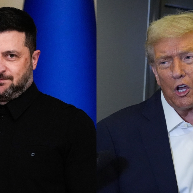 V. Zelenskyj a D. Trump