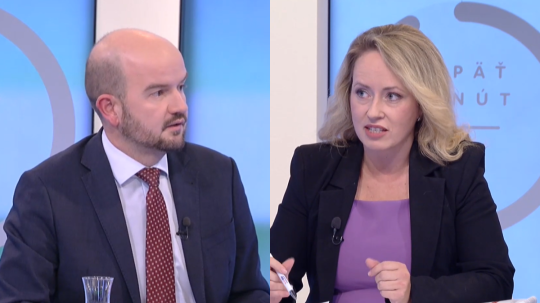Na snímke M. Dubéci a P. Puškárová.