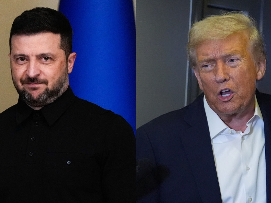 V. Zelenskyj a D. Trump