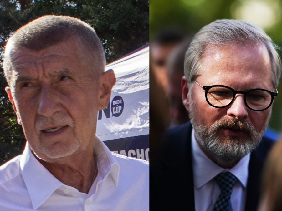 A. Babiš a P. Fiala