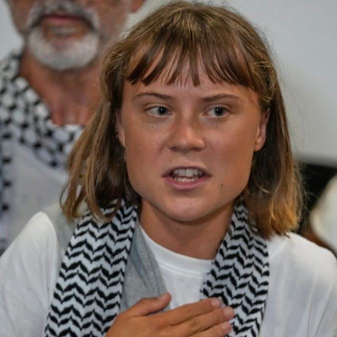 Švédska aktivistka Greta Thunbergová.