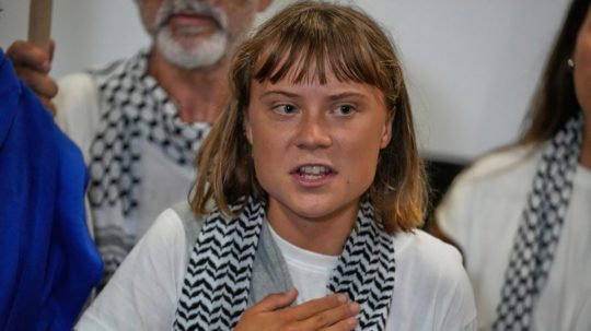 Švédska aktivistka Greta Thunbergová.