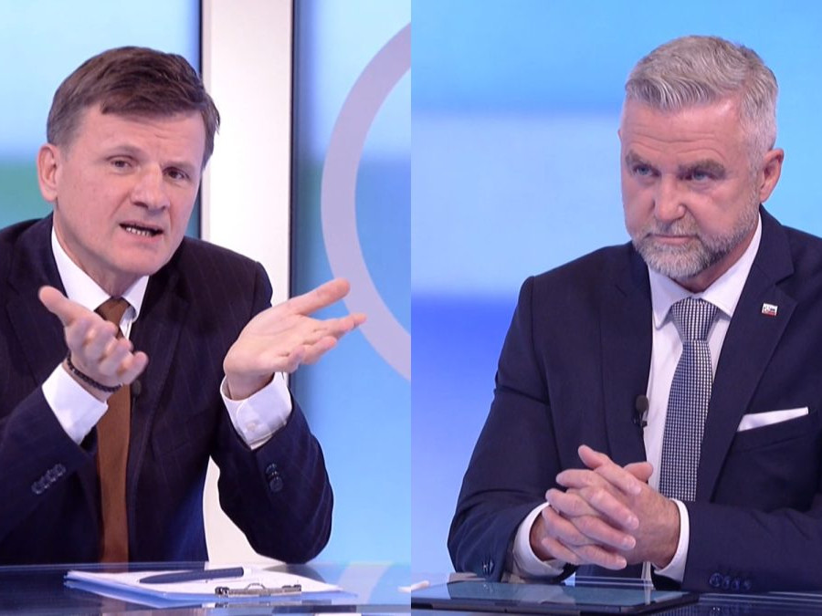 Alojz Hlina a Tibor Gašpar.