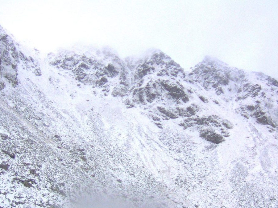 Na snímke sneh Pod Hrubou kopou.