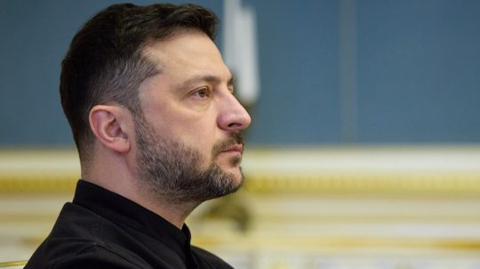 Ukrajinský prezident Volodymyr Zelenskyj.