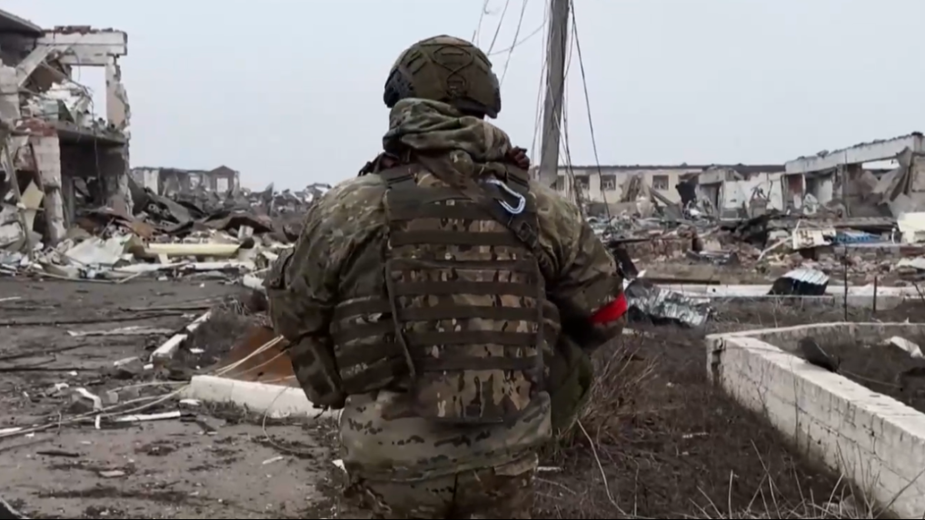 Na snímke ruský vojak.