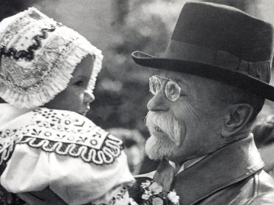 Prezident prvej ČSR Tomáš Garrigue Masaryk.