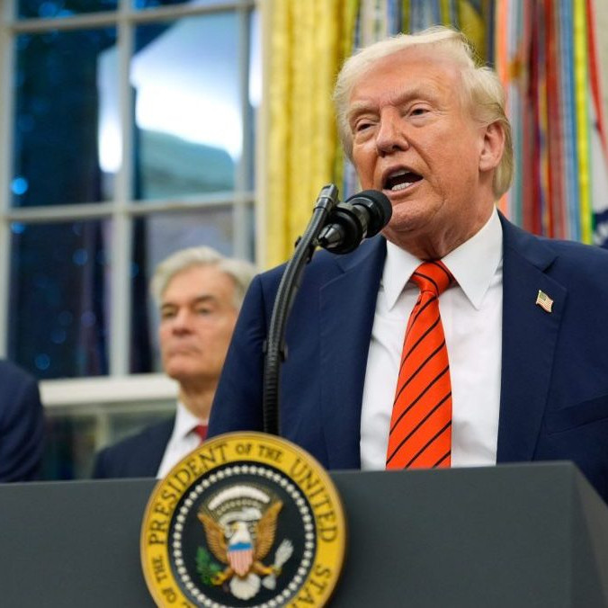 Na snímke D. Trump.
