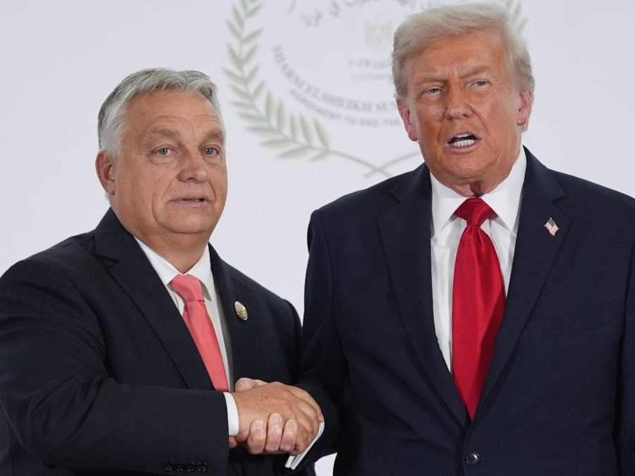 Zľava Viktor Orbán a Donald Trump.