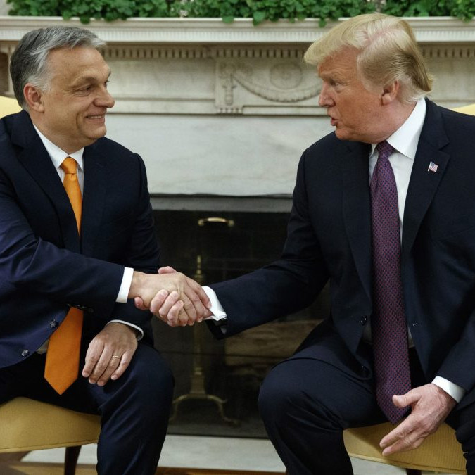 Stretnutie Donalda Trumpa a Viktora Orbána z roku 2019.