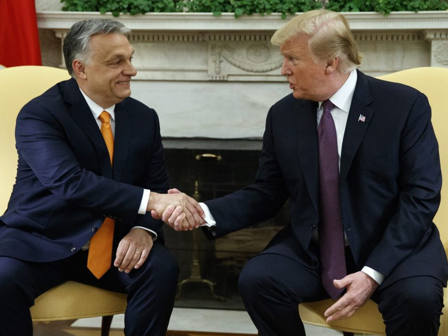 Stretnutie Donalda Trumpa a Viktora Orbána z roku 2019.