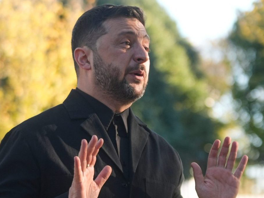 Ukrajinský prezident Volodymyr Zelenskyj.