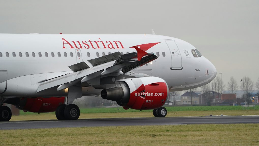 Lietadlo Austrian Airlines.