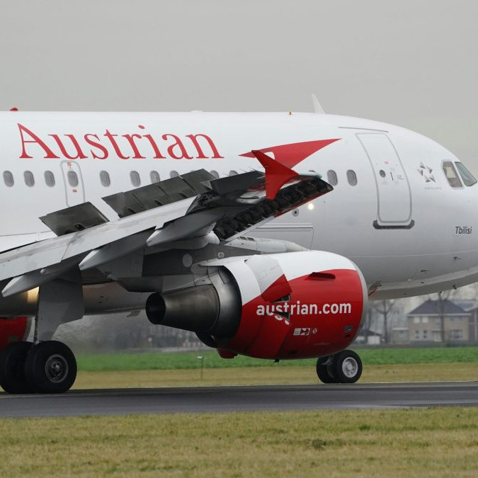 Lietadlo Austrian Airlines.
