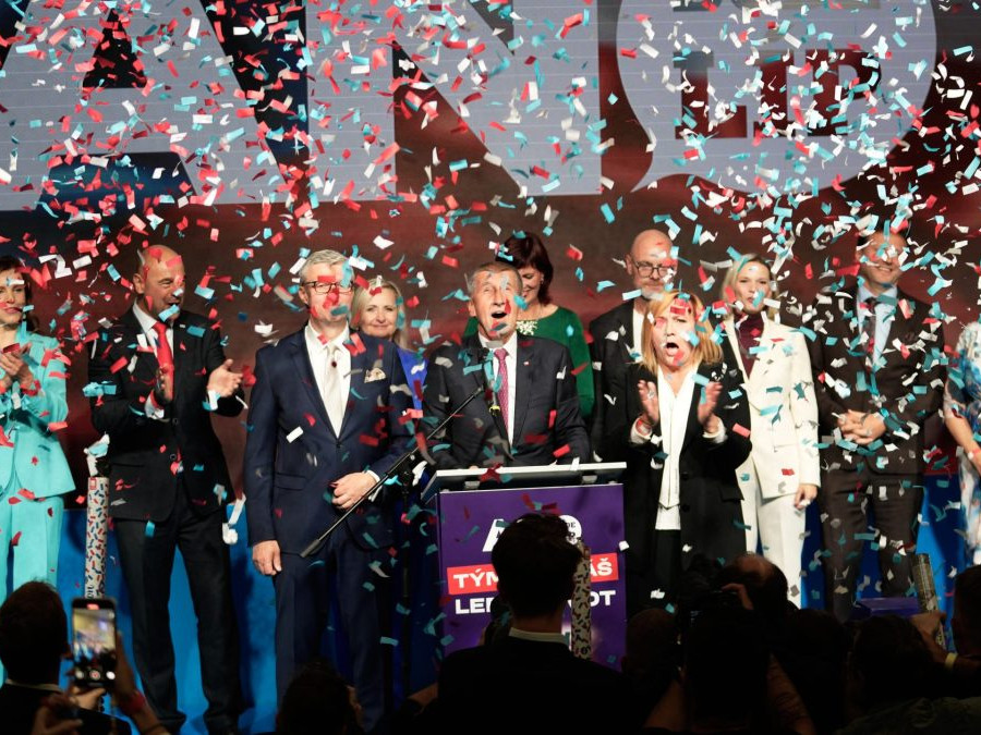 Líder víťazného hnutia ANO Andrej Babiš.