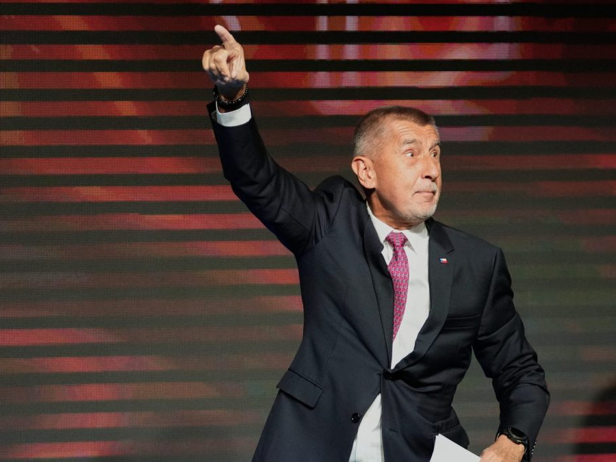 Líder víťazného hnutia ANO Andrej Babiš.