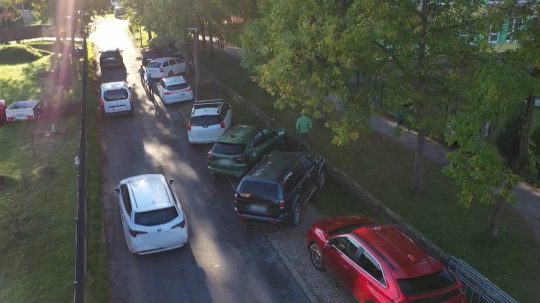 Na snímke cesta v Starej Ľubovni.