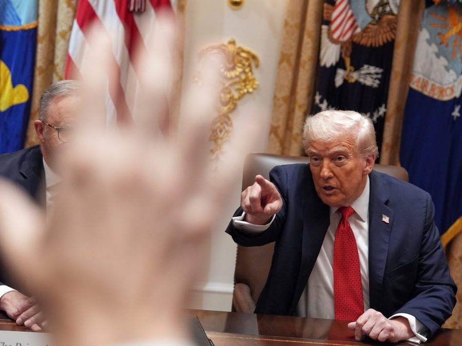 Na snímke Donald Trump.