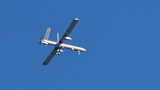 Na ilustračnej snímke dron.