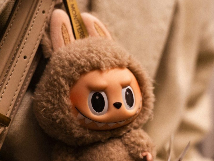 Na snímke bábika Labubu.