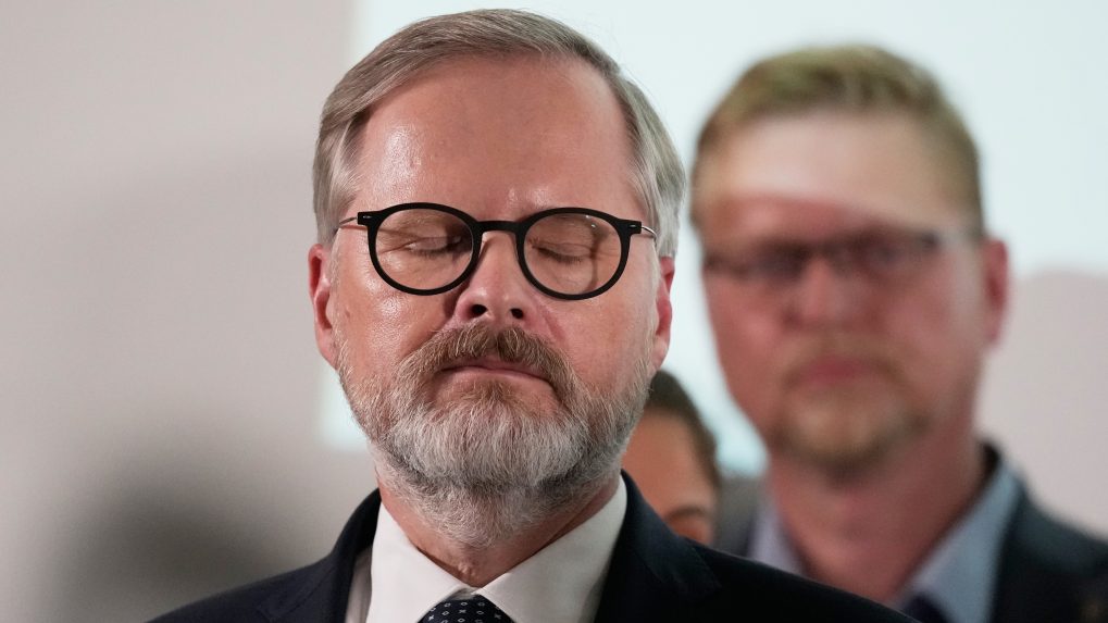 Líder hnutia spolu a český premiér Petr Fiala.