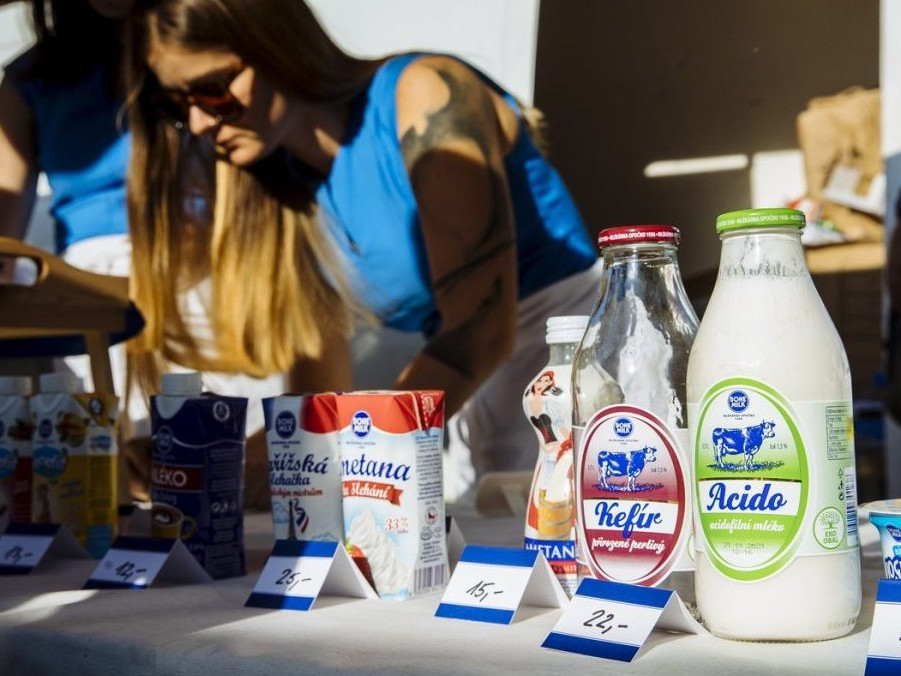 Na snímke jarmark strany SPD.