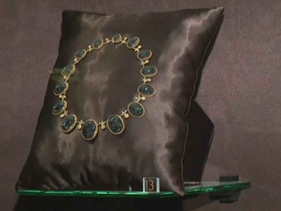 Vzácny náhrdelník na Ľubovnianskom hrade.