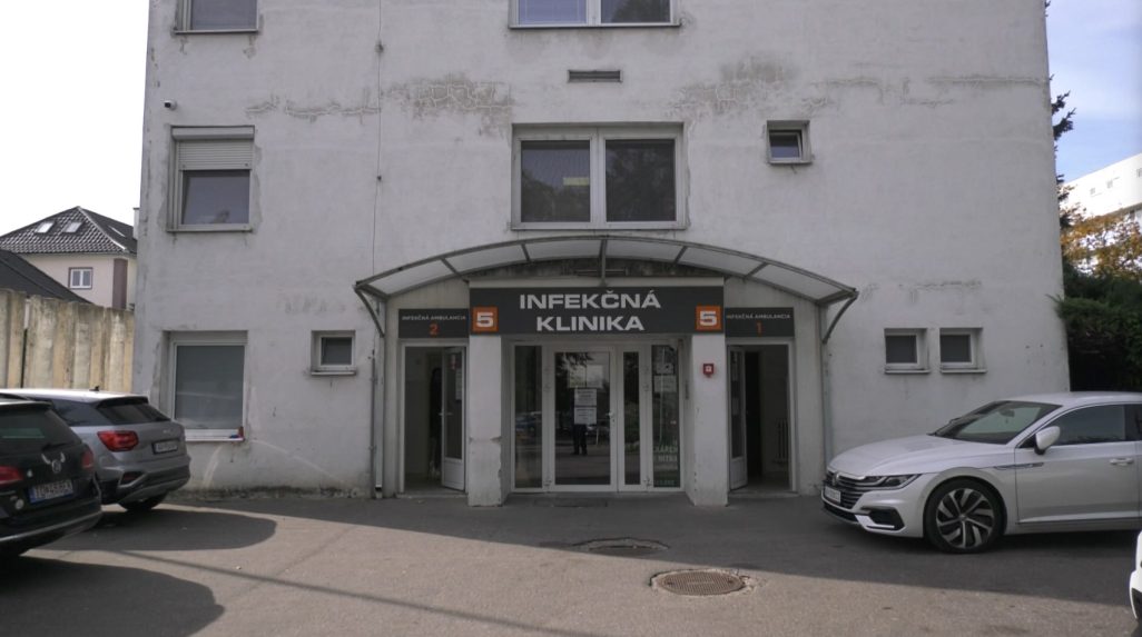 Infekčná klinika nitrianskej nemocnice.