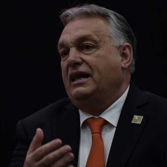 Na snímke maďarský premiér Viktor Orbán.