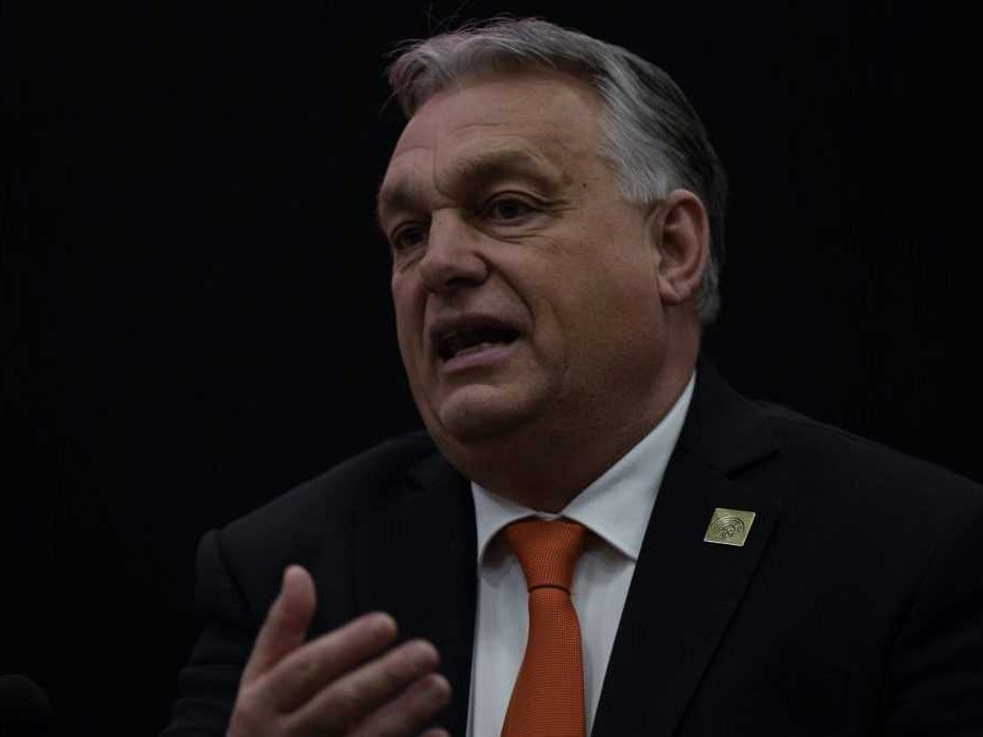 Na snímke maďarský premiér Viktor Orbán.