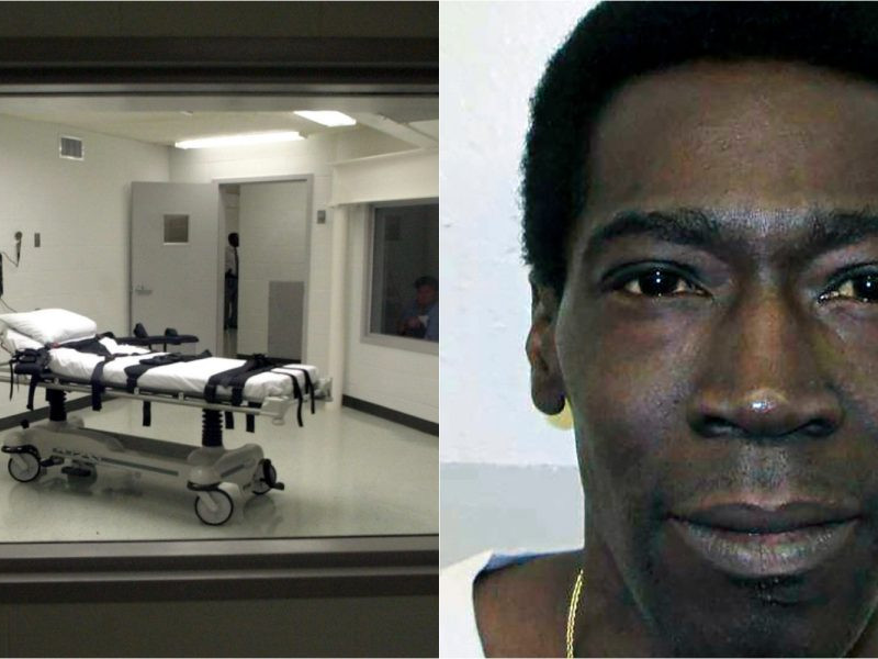 Na snímke miestnosť na popravu a Anthony Boyd.