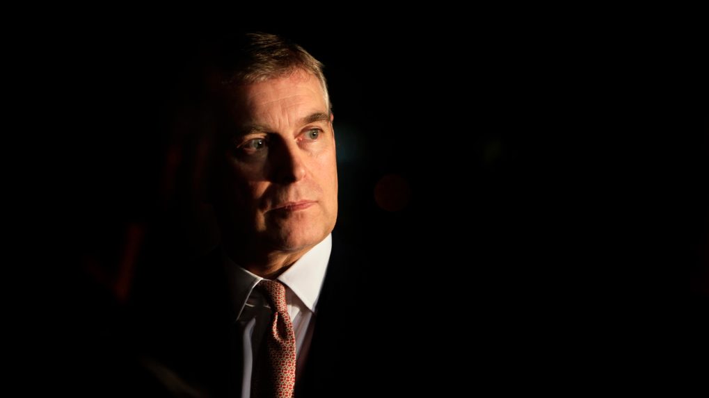 Britský princ Andrew.