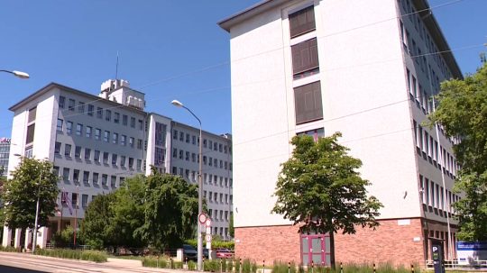Budova ministerstva financií.